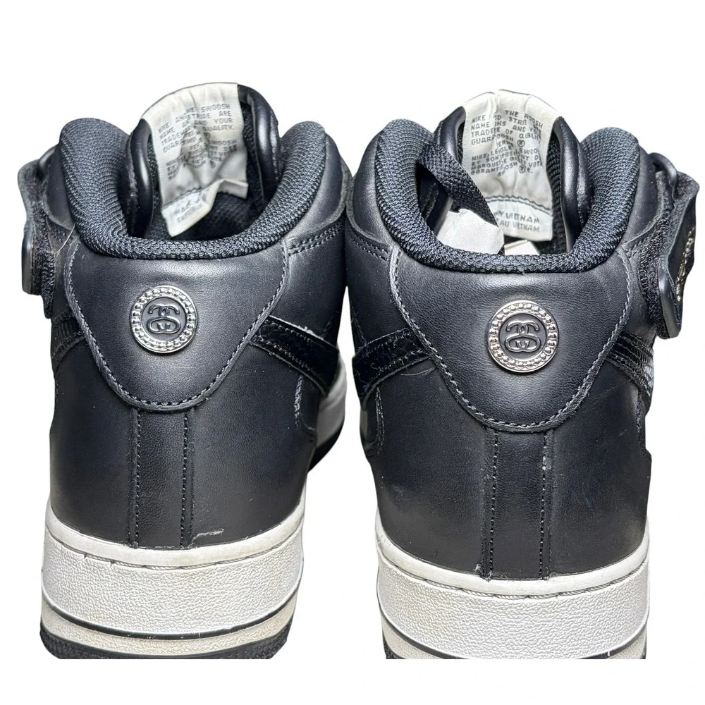 🔥GRAIL ALERT! Nike x Stüssy Air Force 1 Mid 'Black Snakeskin' 🐍👟